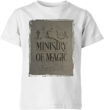 Harry Potter Ministry Of Magic Kids' T-Shirt - White - 3-4 Years - White