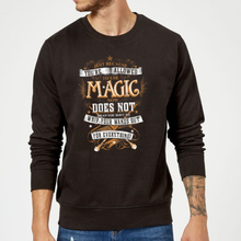 Harry Potter Whip Your Wands Out Sweatshirt - Black - S - Black