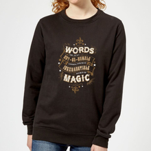 Harry Potter Words Are, In My Not So Humble Opinion Women's Sweatshirt - Black - S