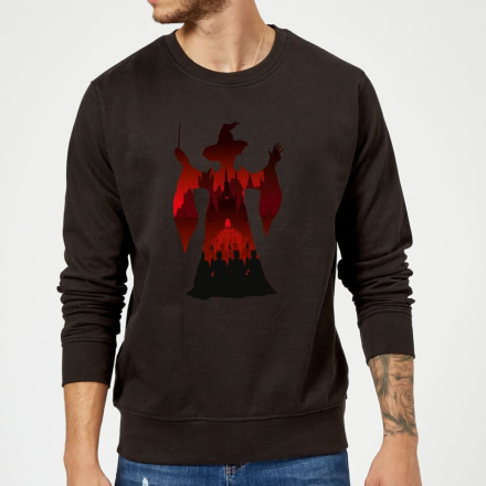 Harry Potter McGonagall Silhouette Sweatshirt - Black - XL