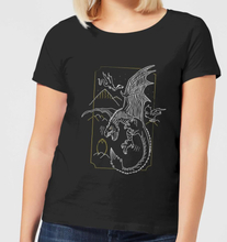 Harry Potter Hungarian Horntail Dragon Women's T-Shirt - Black - S