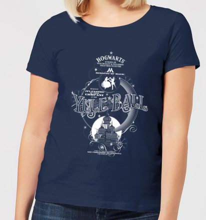 Harry Potter Yule Ball Women's T-Shirt - Navy - XXL