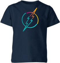 Justice League Neon Flash Kids' T-Shirt - Navy - 3-4 Jahre