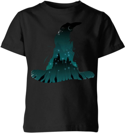 Harry Potter Sorting Hat Silhouette Kids' T-Shirt - Black - 9-10 Years - Black