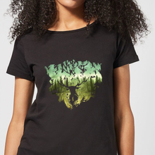 Harry Potter Patronus Lake Women's T-Shirt - Black - 3XL