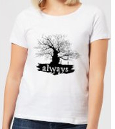 Harry Potter Always Tree Women's T-Shirt - White - L
