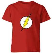 Justice League Flash Logo Kids' T-Shirt - Red - 3-4 Years