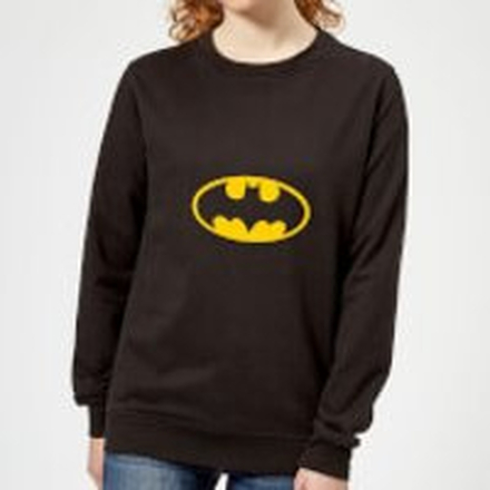 Justice League Batman Logo Women's Sweatshirt - Black - XS - Black
