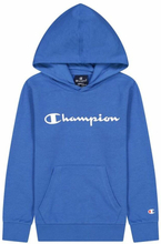 Hættetrøje Champion Hooded Sweatshirt B Blå 13-14 år