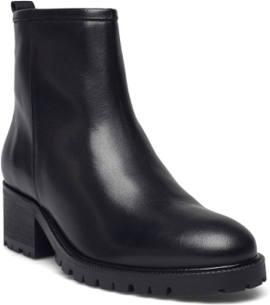 Warm Lining Shoes Wintershoes Ankle Boots Ankle Boot - Heel Svart Billi Bi*Betinget Tilbud