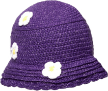 Pcvioletta Knitted Bucket Hat Sww Accessories Headwear Bucket Hats Lilla Pieces*Betinget Tilbud