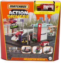 Action Drivers Leketøy Sett Toys Playsets & Action Figures Play Sets Planes Multi/mønstret Matchbox*Betinget Tilbud