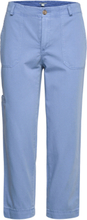 Women Pants Woven Regular Bottoms Trousers Chinos Blue Esprit Casual