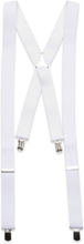 "Braces Plain Accessories Suspenders White Amanda Christensen"