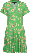 Camille Meadow V Neck Dress Kort Klänning Green French Connection