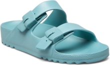 Sl Bahia Sage Shoes Summer Shoes Flat Sandals Blå Scholl*Betinget Tilbud