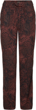 Slshirley Printed Pants Bottoms Trousers Straight Leg Brown Soaked In Luxury