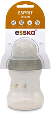 Esska Esprit Anti-kolik Nappflaska 180 ml (Grå Katt)