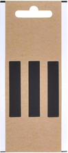 Zwarte leesteken stickers liggend streepje 5 cm