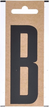 Zwarte letter sticker B 10 cm