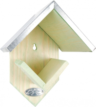 Esschert Design vogelvoederhuisje - hout - voor pindakaas - 20 cm - buitenvogels