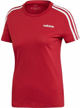 Kortærmet T-shirt til Kvinder Adidas Slim Tee Rød XS