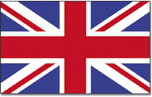 Gevelvlag/vlaggenmast vlag Verenigd Koninkrijk 90 x 150 cm