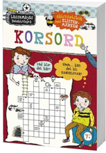 Korsord - Aktivitetsbok Med Klistermärken