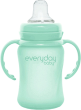 Glass Sippy Cup Healthy + Mint Green Baby & Maternity Baby Feeding Baby Bottles & Accessories Baby Bottles Green Everyday Baby