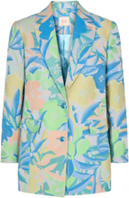 Sp Kenal Botanic Jacquard Blazer Blazers Single Breasted Blazers Multi/patterned MOS MOSH