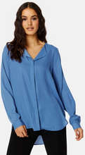 VILA Lucy L/S Shirt Federal Blue XS