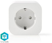 Nedis SmartLife Smart Plug | Wi-Fi | 2500 W | Jordad kontakt / Typ F (CEE 7/7) | -10 - 45 °C | Android- / IOS | Vit