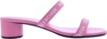 Logo stropp open-toe sandaler