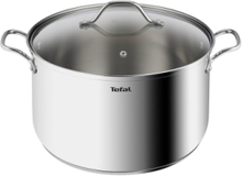 Intuition Stewpot 30 Cm/12 L. W. Lid Stainless Steel Home Kitchen Pots & Pans Casserole Dishes Silver Tefal