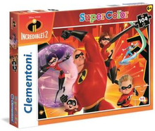 104 pcs. Puzzles Kids SuperColors The Incredibles