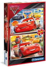 2x20 pcs Puzzles Kids Special Collection Cars 3