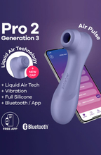 Satisfyer Pro 2 Gen. 3 With Liquid Air & Bluetooth App Purple Air pressure vibrator