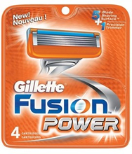 Gillette Fusion Power Barberblade - 4 Stk.