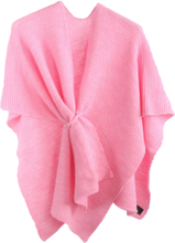 Alpaca-blend in roze omslagdoek met lus