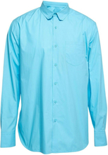 Louis Vuitton Sky Blue Pocket Detail Button Front -skjorte