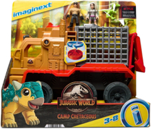 Imx Jw Camp Cretaceous Hauler Toys Playsets & Action Figures Play Sets Multi/mønstret Fisher-Price*Betinget Tilbud
