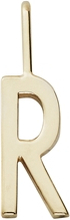 Design Letters Archetype Charm 10 mm Gold A-Z R