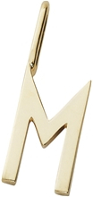Design Letters Archetype Charm 10 mm Gold A-Z M
