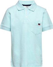 Nino Pique Tee Tops T-shirts Polo Shirts Short-sleeved Polo Shirts Blue Ebbe Kids