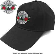 Guns N' Roses Unisex Baseball Cap: Silver Circle Logo