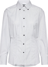 "Relaxed Shaped Shirt Tops Shirts Long-sleeved Multi/patterned Hope"