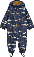 Rainwear Suit - Aop Outerwear Coveralls Rainwear Coveralls Navy CeLaVi