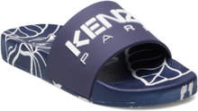 Aqua Slides Shoes Summer Shoes Sandals Pool Sliders Blue Kenzo