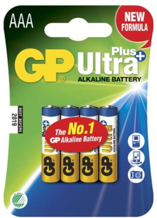 GP: Ultra Plus Alkaline AAA 4-pack