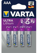Varta: Ultra Lithium AAA / LR03 Batteri 4-pack